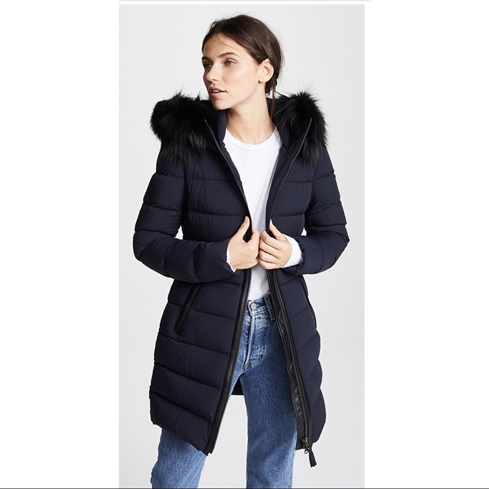 Mackage Calla Parka in Navy XS (down puffer)